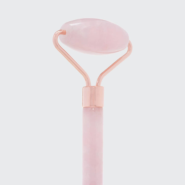 Rose Quartz Crystal Facial Roller, Rose | Kitsch