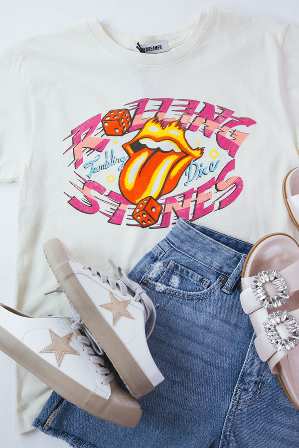 Rolling Stones Tumbling Dice Tour Tee, Stone Vintage | Daydreamer
