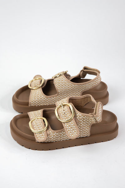 【PORTERNA】Thelon buckled sandals BUCKLED SANDALS - Brown | ZARA United States