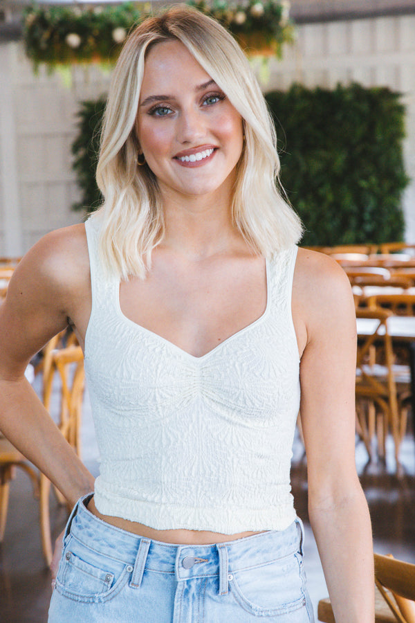 Love Letter Sweetheart Cami, Ivory | Free People