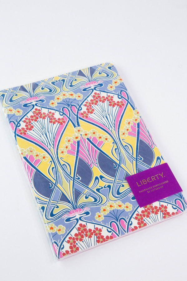Liberty Embroidered Notebook, Lichen
