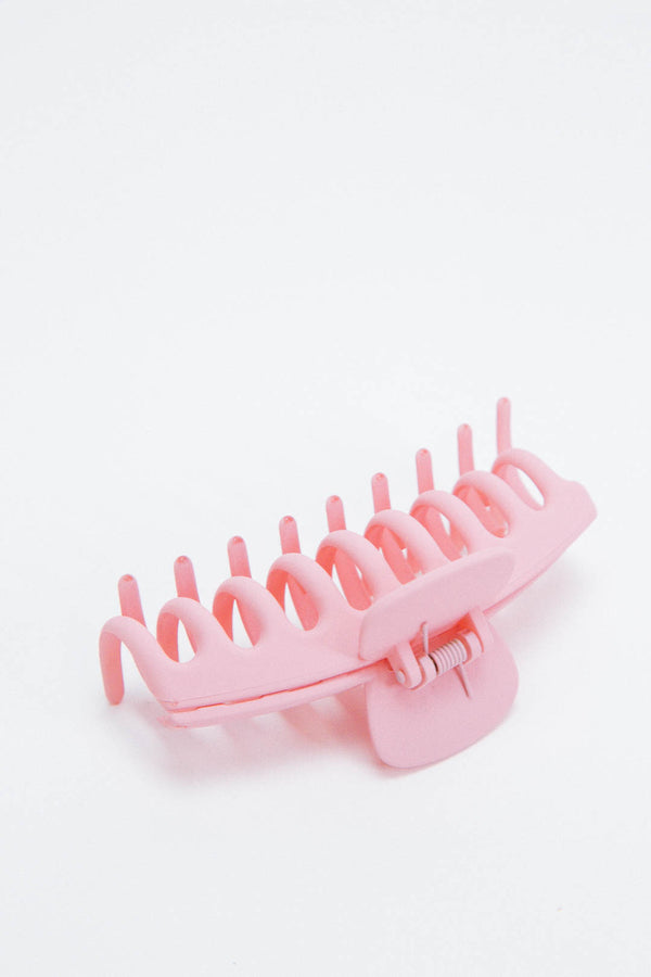 Oversized Claw Clip, Pink