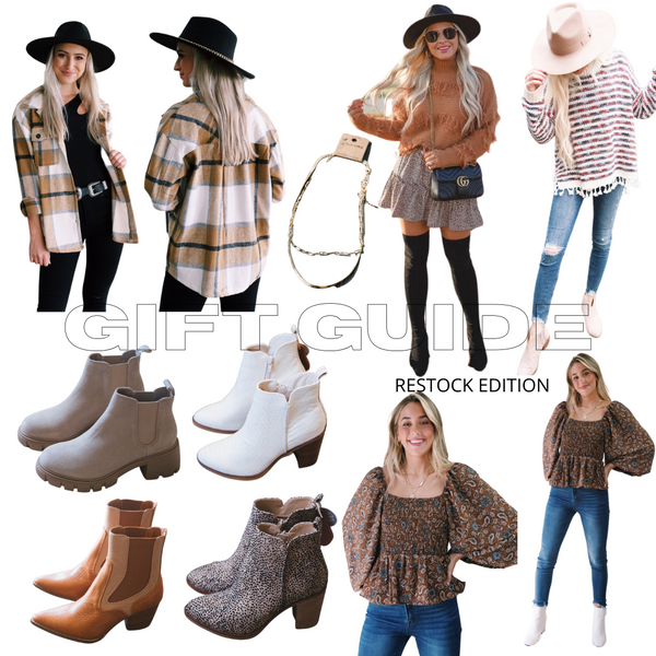 Gift Guide | Thanksgiving, Restocks, & Shacket Edition