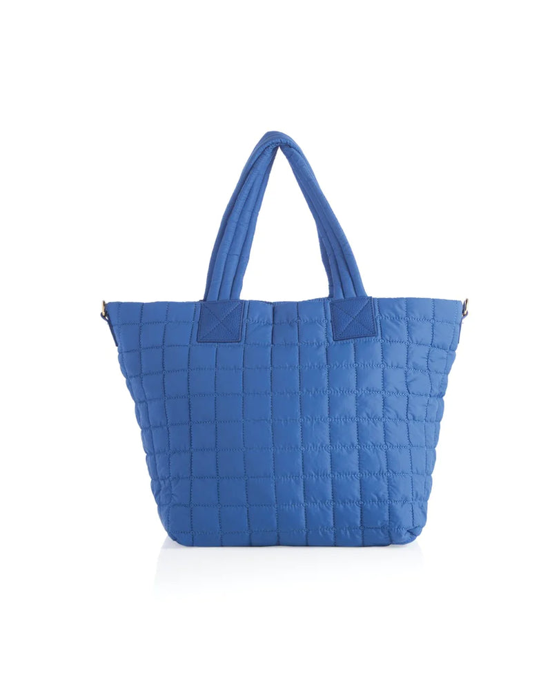 Ezra Quilted Tote, Ultramarine