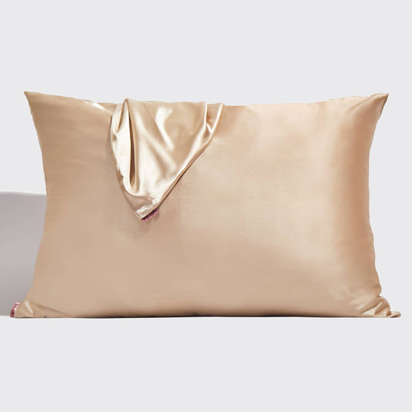Satin Standard Pillowcase, Champagne | Kitsch