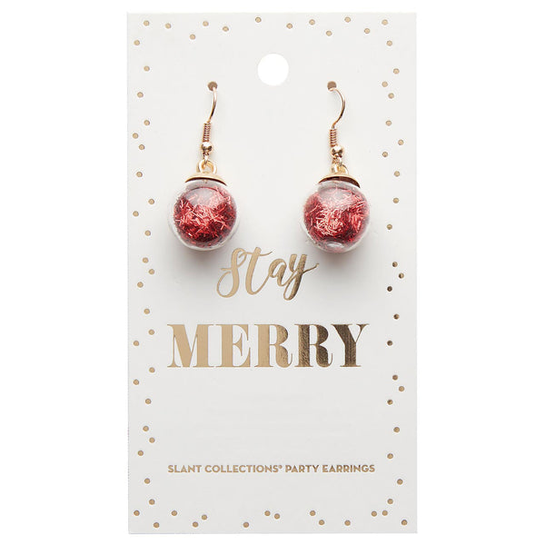 Stay Merry Seasonal Party Earrings | Slant Collections