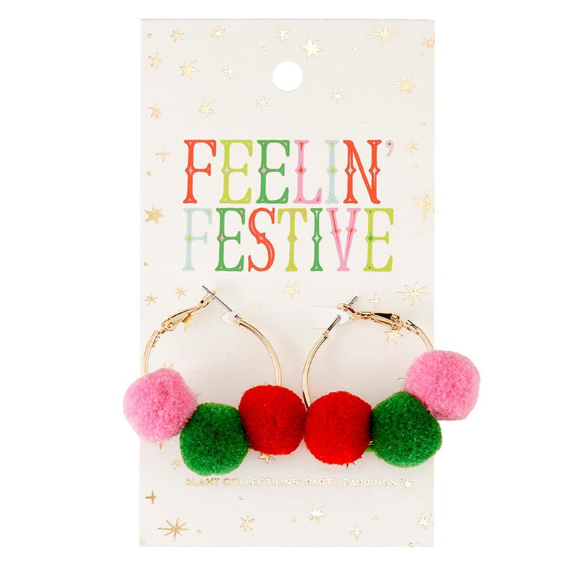 Feelin Festive Seasonal Party Earrings | Slant Collections