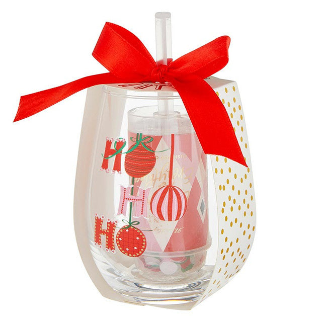 Ho Ho Ho Wine Glass & Popper | Slant Collections