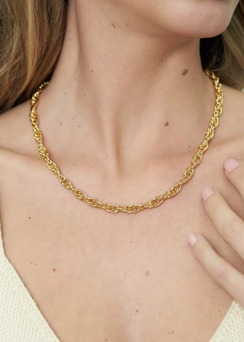 Brawn Necklace, Gold | Brenda Grands