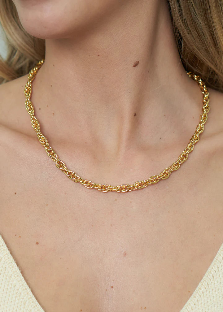 Brawn Necklace, Gold | Brenda Grands