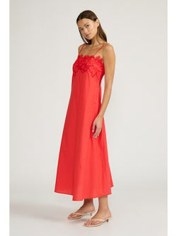 Rey Maxi Dress, Red