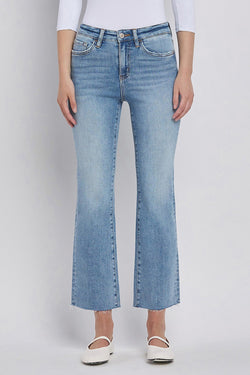 Camila High Rise Kick Flare Jeans, Waiting