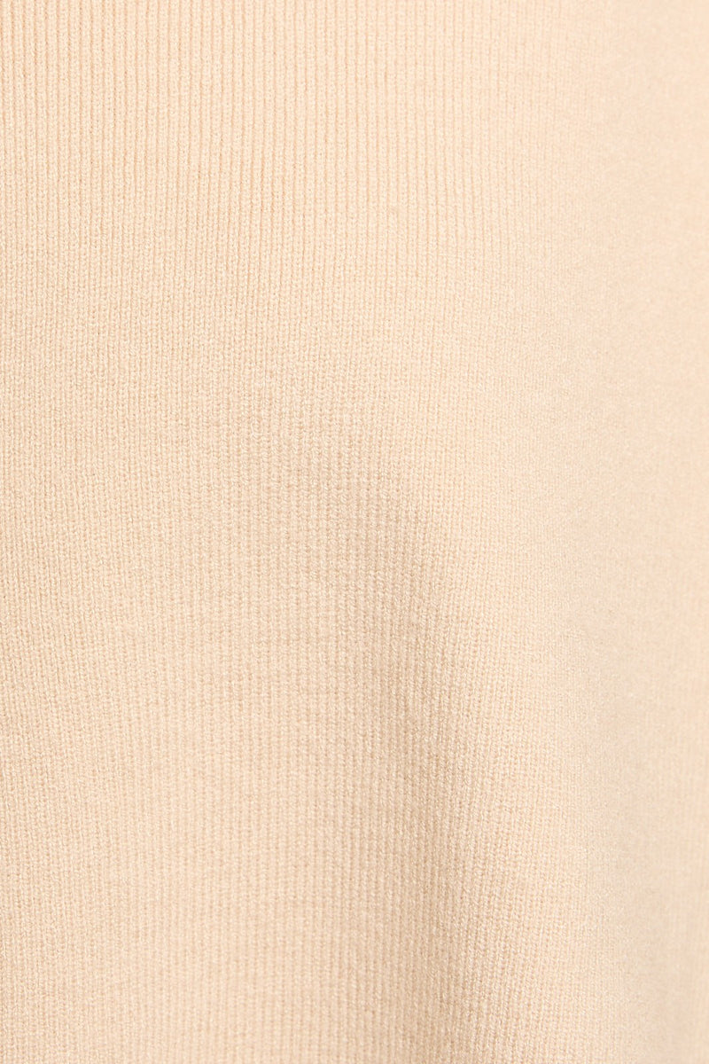 Bianca Cropped Drop Shoulder Cardigan, Beige
