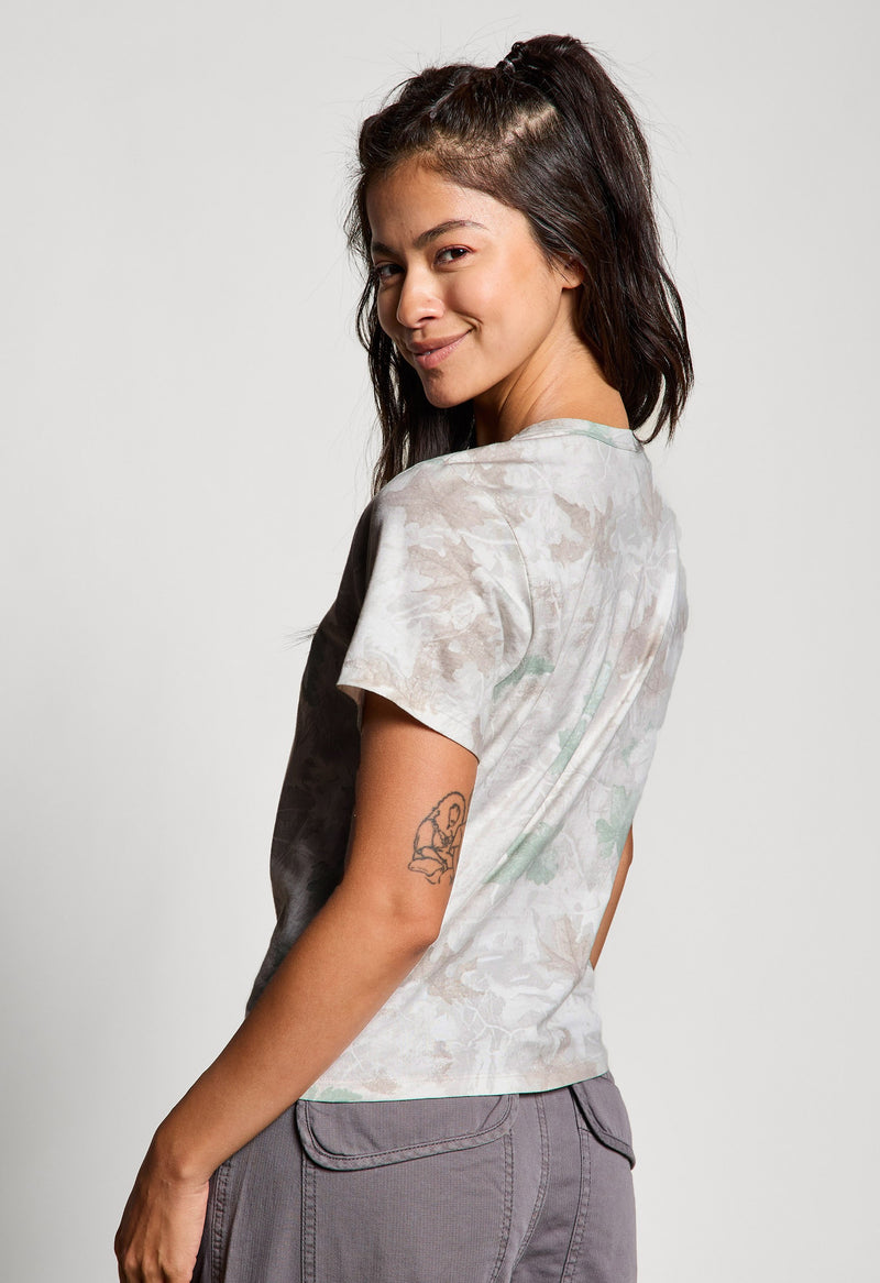 New York All Over Leaf Camo Tee, Leaf Camo