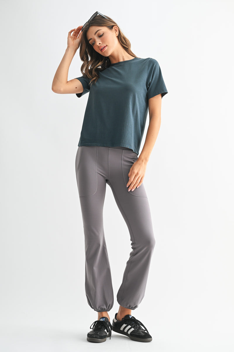 Adalynn Classic Boxy Fit Tee, Midnight Navy