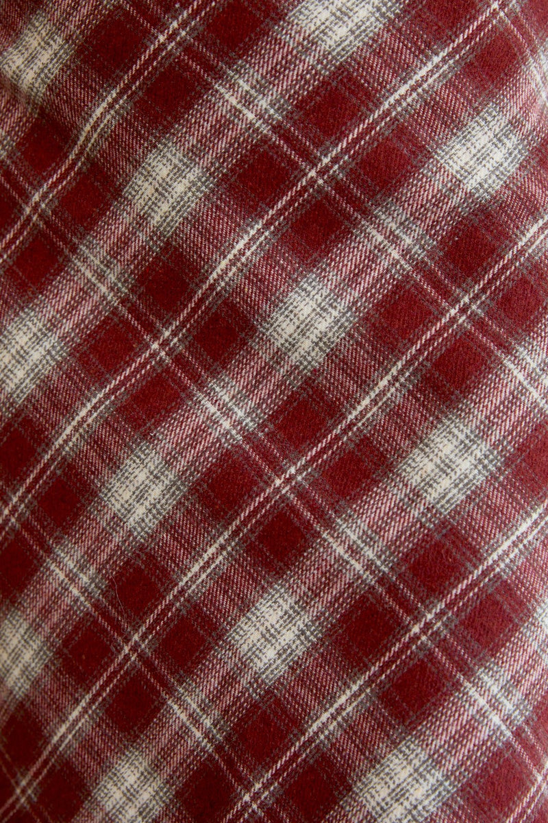 Winslet Plaid Mini Skirt, Rust Plaid