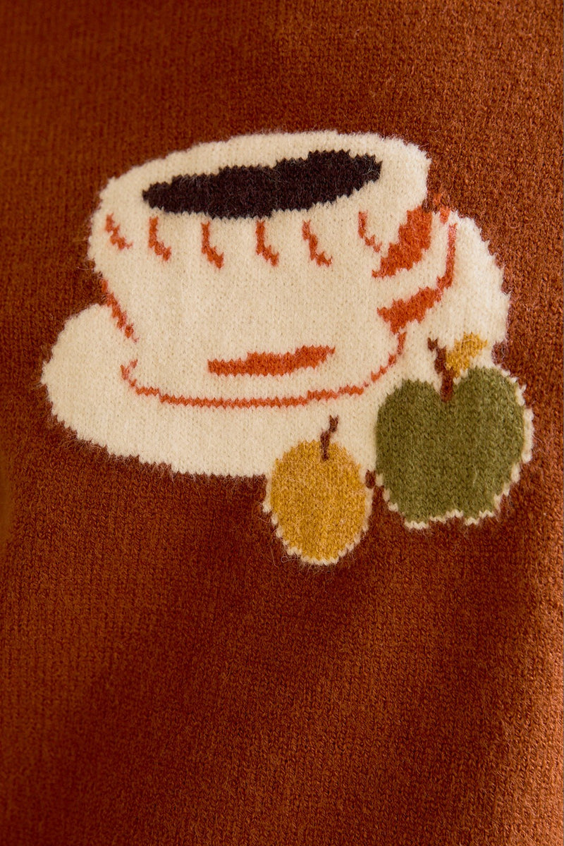 Tatum Coffee Sweater, Brown