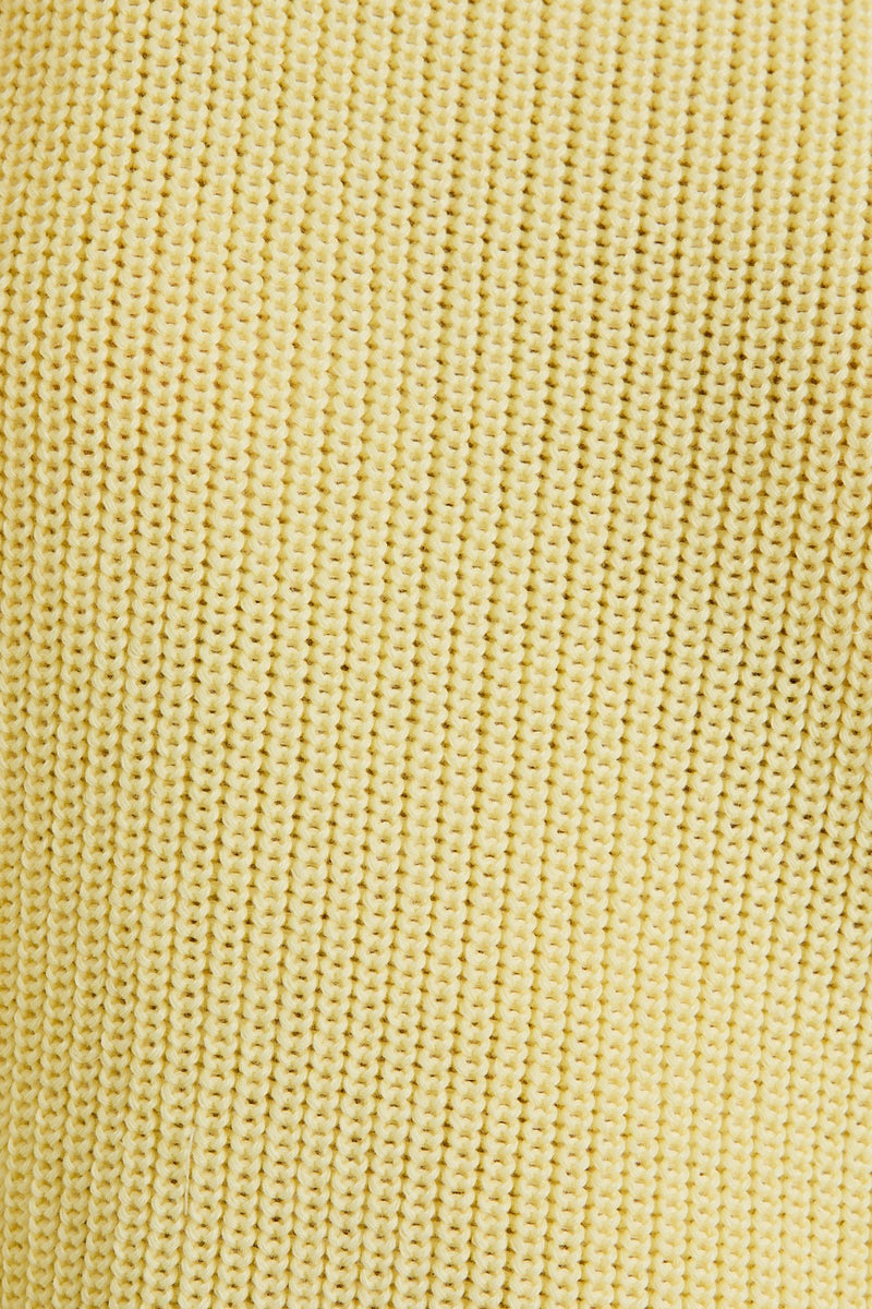 Brynne Pullover Sweater, Light Yellow