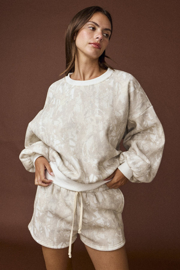 Breelyn Crewneck Top, Camo