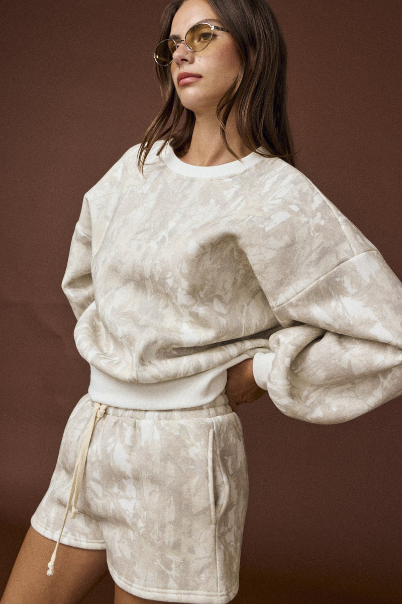 Breelyn Crewneck Top, Camo