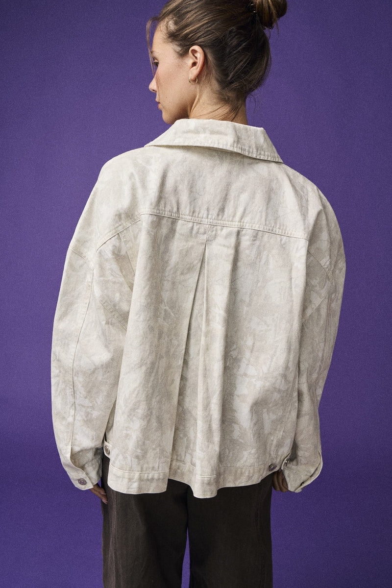 Natalie Nature Print Jacket, Camo