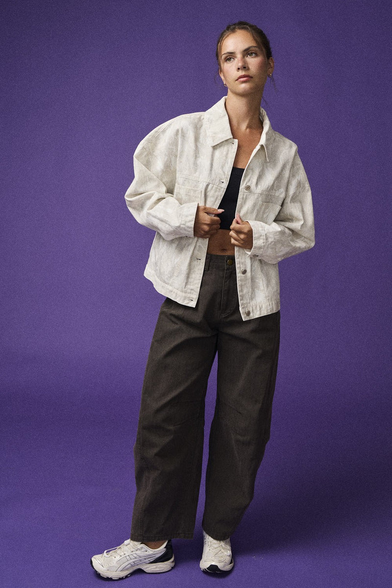 Natalie Nature Print Jacket, Camo