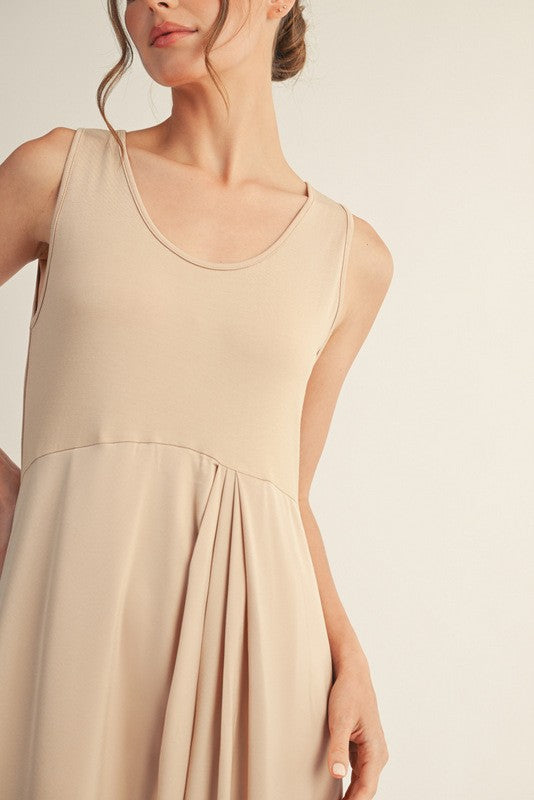 Sarah Grace Midi Dress, Champagne