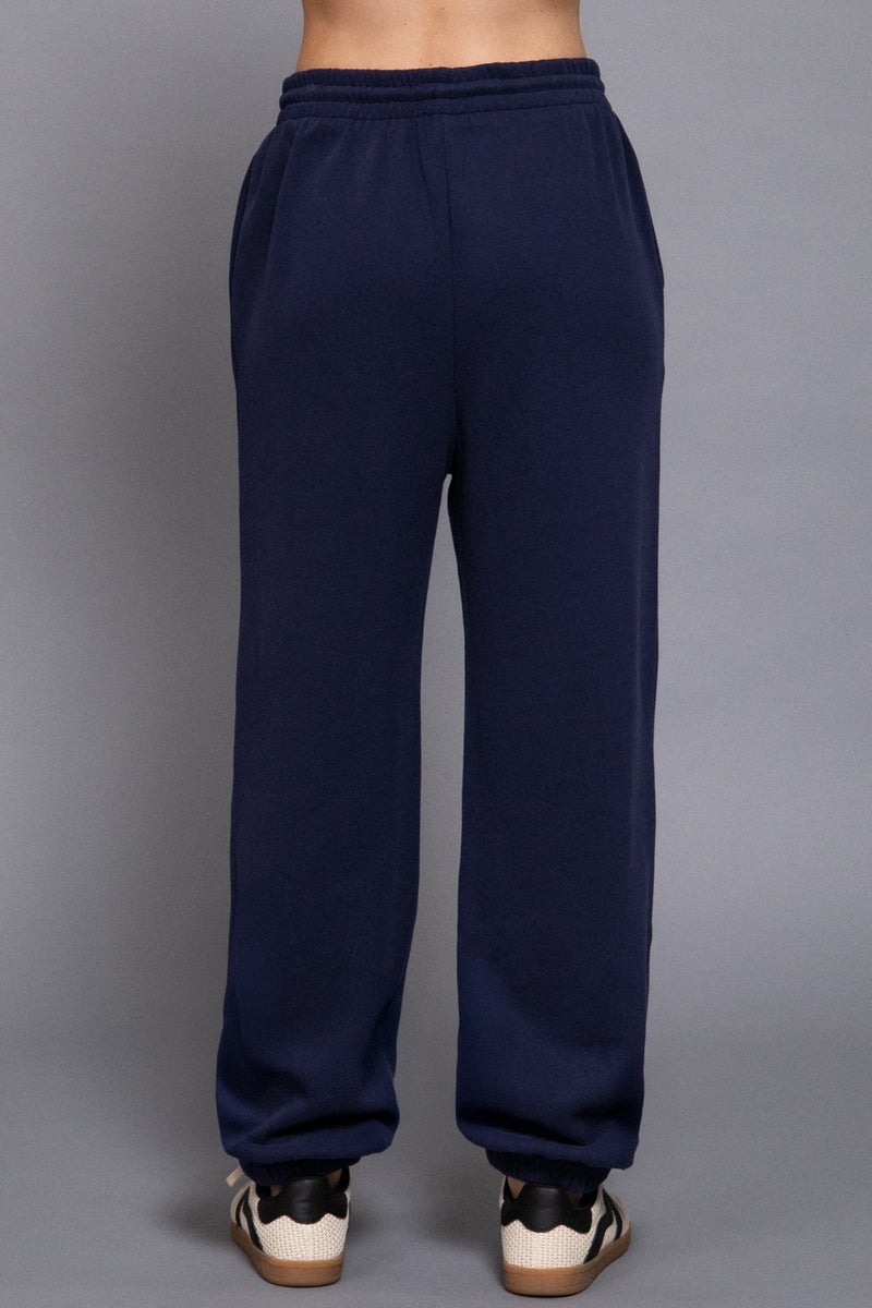 Elisa Soft Jogger Pants, Navy