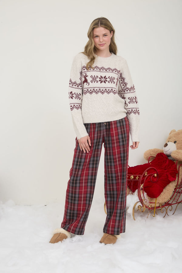 Granger Cable Knit Sweater, Ivory