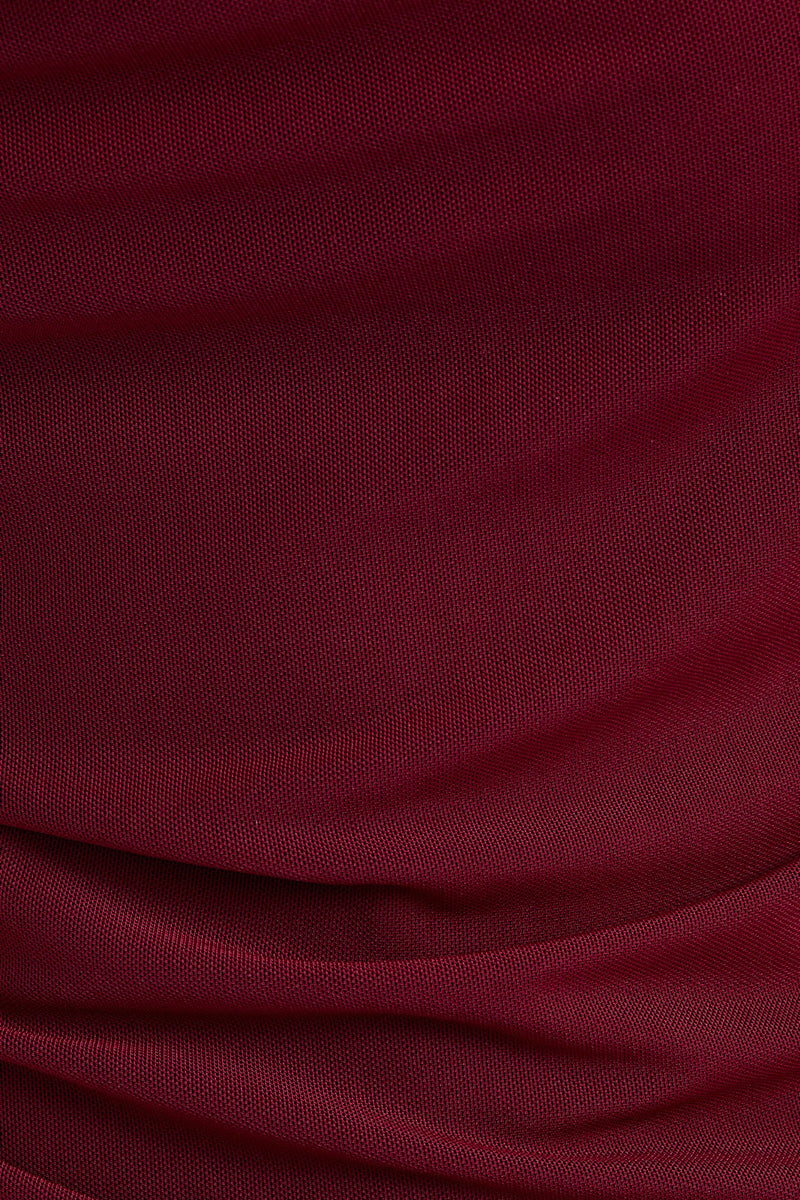 Lea Sleeveless Top, Burgundy