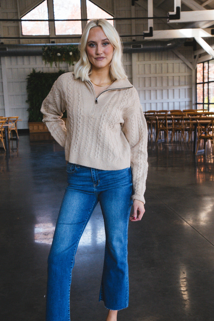Ulrica Pullover Sweater, Irish Cream | RD Style