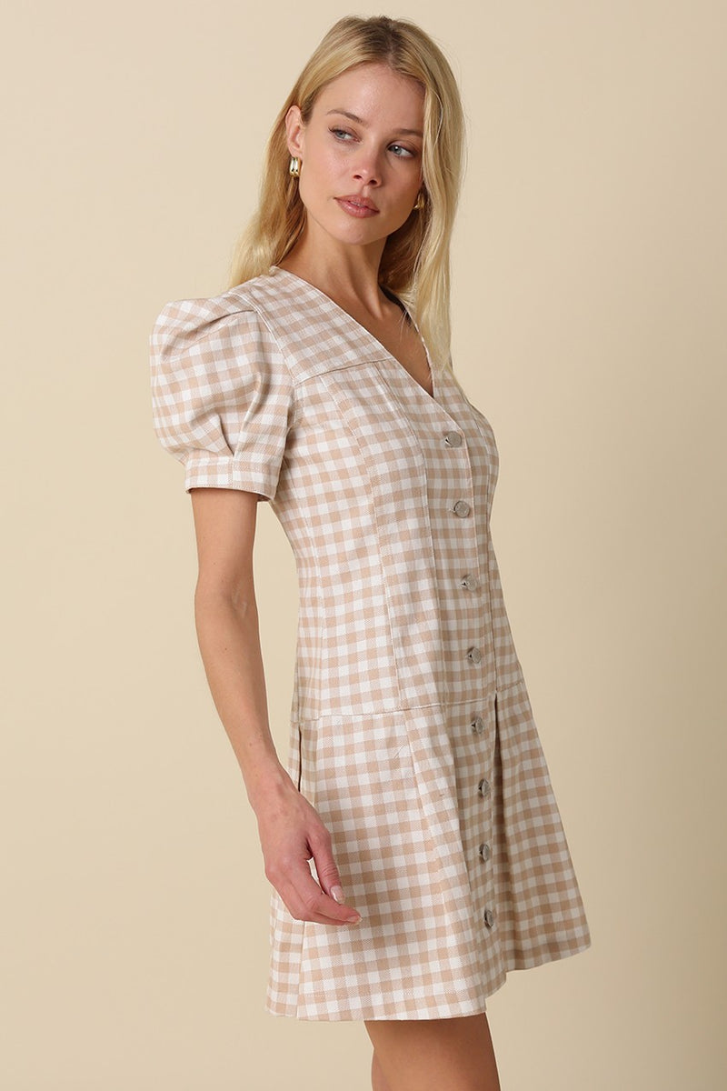 marina mini dress Blue Embroidered 3X / Marina Blue back fastening allows for a customized fit Marina Studded Mini Dress in