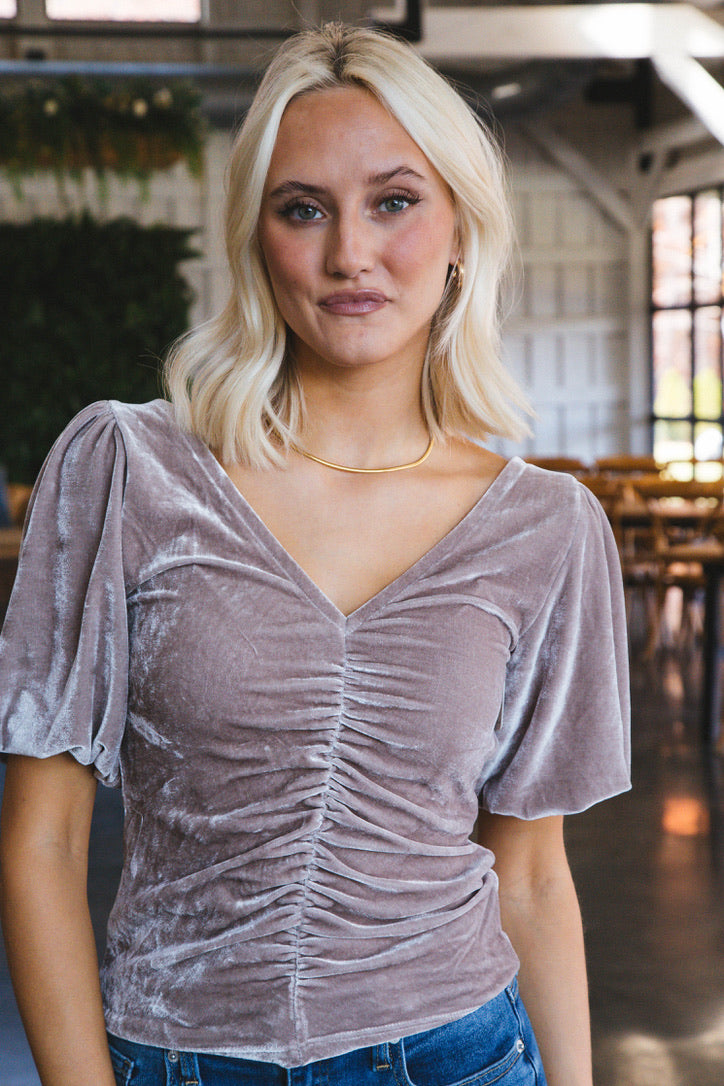 Cupcake Velvet Top, Cashmere | Free People