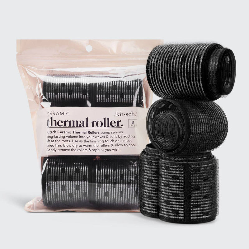 Ceramic 8-Piece Hair Roller, Variety Pack | Kitsch