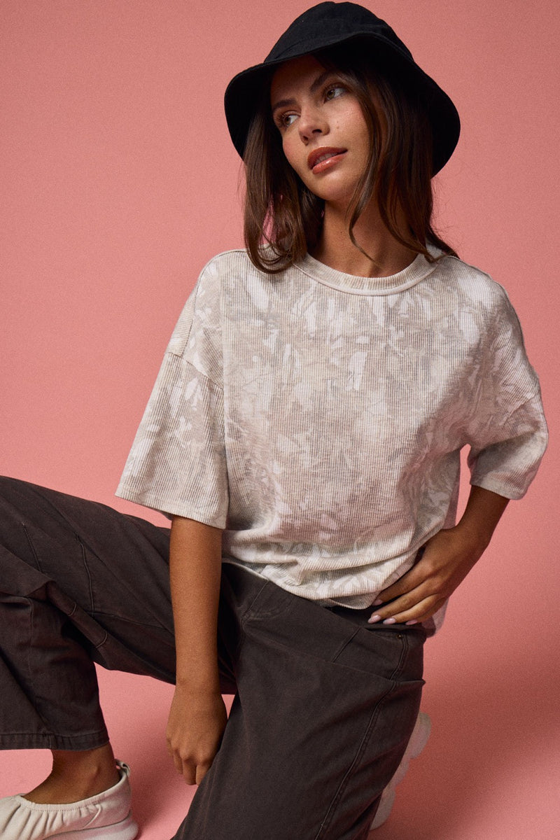Sidney Ribbed Shirt, Camo