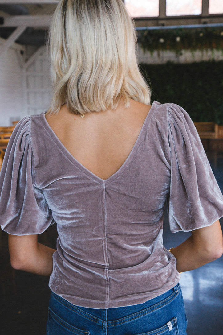 Cupcake Velvet Top, Cashmere | Free People