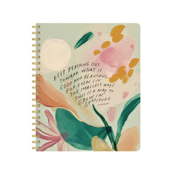 Reaching Out Large Paperback Spiral Notebook | Fringe Studio
