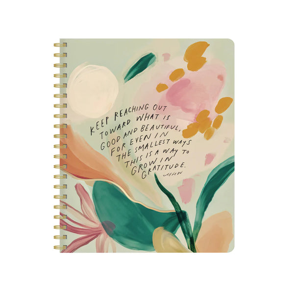 Reaching Out Large Paperback Spiral Notebook | Fringe Studio