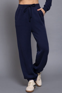 Elisa Soft Jogger Pants, Navy