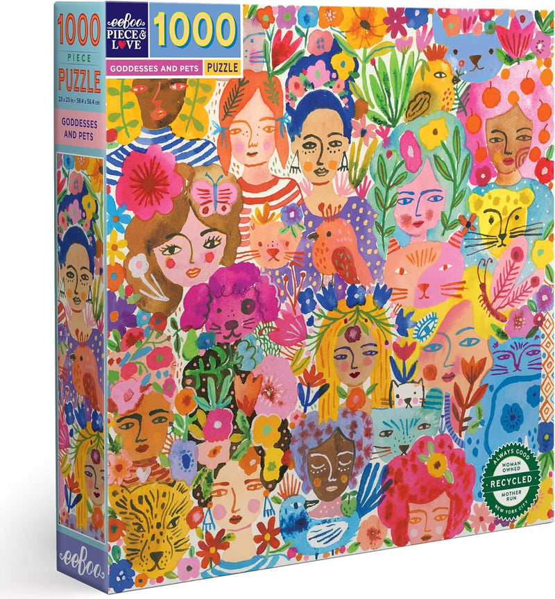 Goddesses & Pets 1000 Piece Puzzle