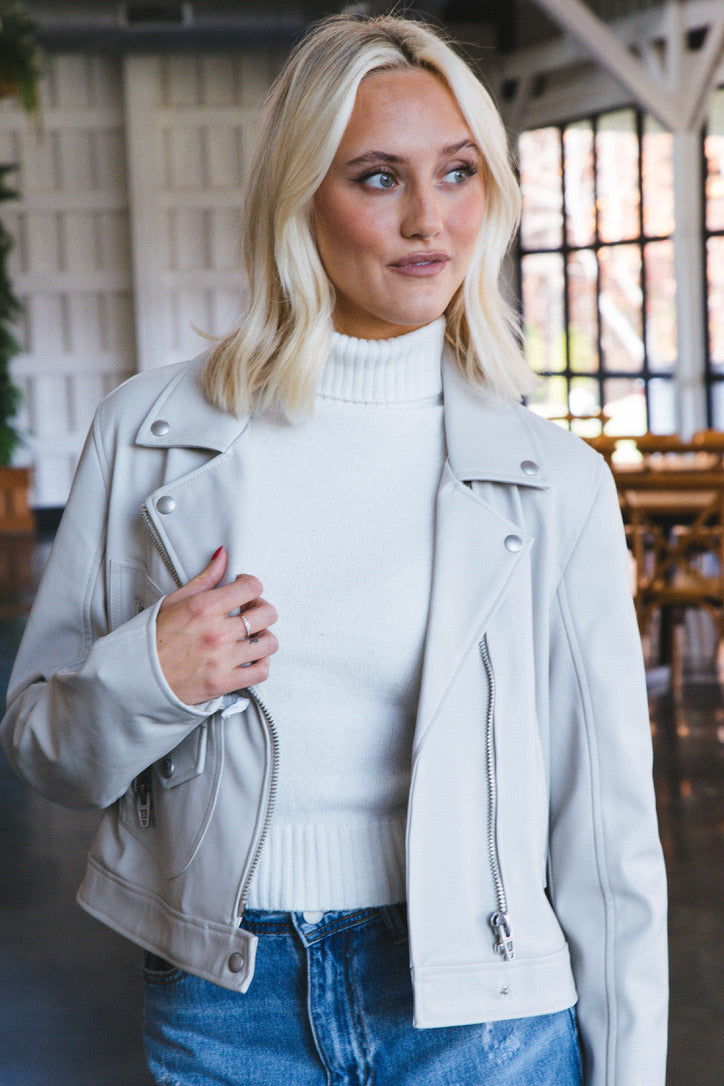 Lunch Date Moto Jacket | Blank NYC