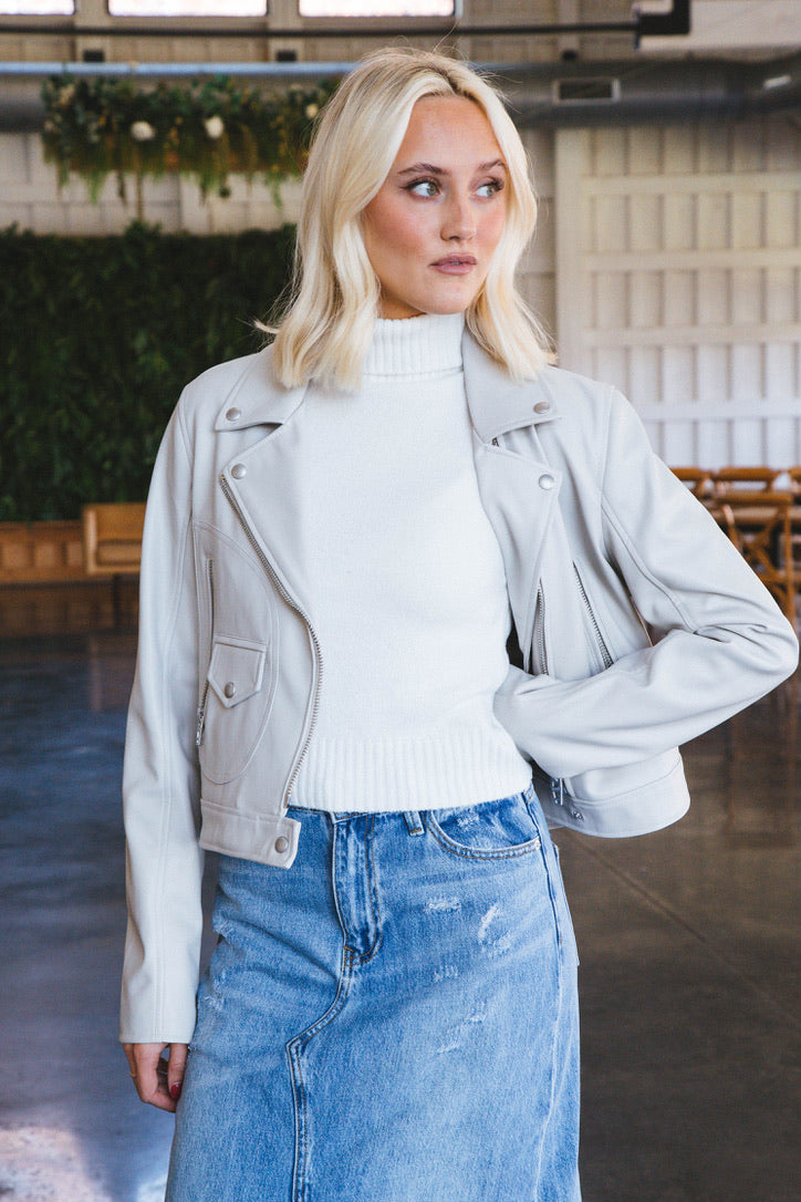 Lunch Date Moto Jacket | Blank NYC