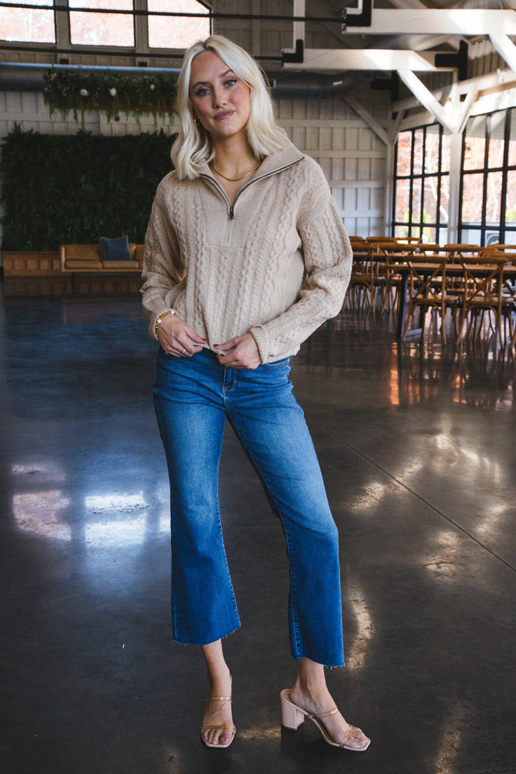 Ulrica Pullover Sweater, Irish Cream | RD Style