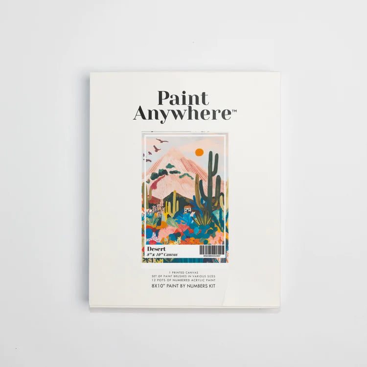 Paint by Number Mini, Cactus Desert | Paint Anywhere
