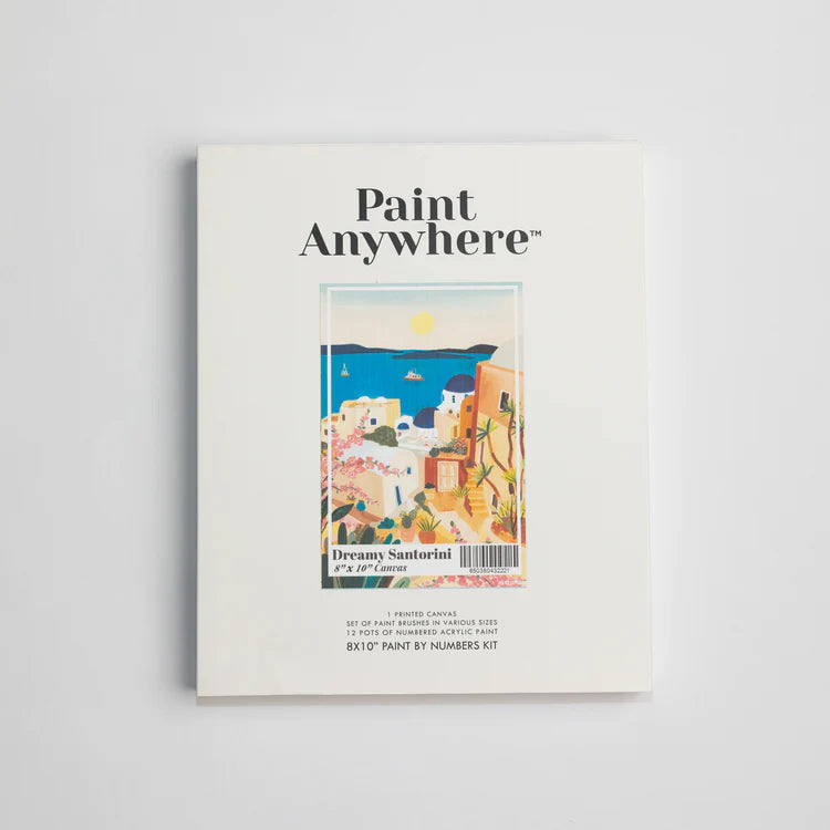 Paint by Number Mini, Dreamy Santorini | Paint Anywhere