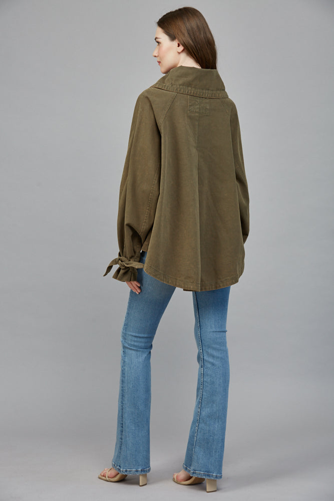 Willow Washed Jacket, Olive