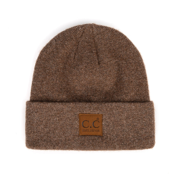 Eden Classic CC Beanie, Heather Cacao