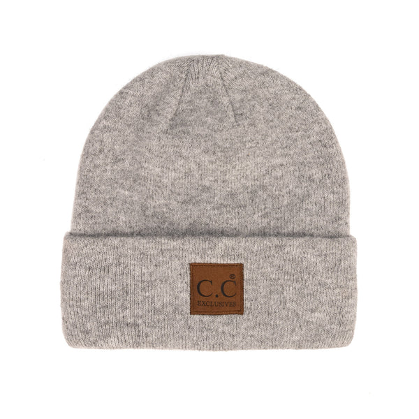 Eden Classic CC Beanie, Heather Grey