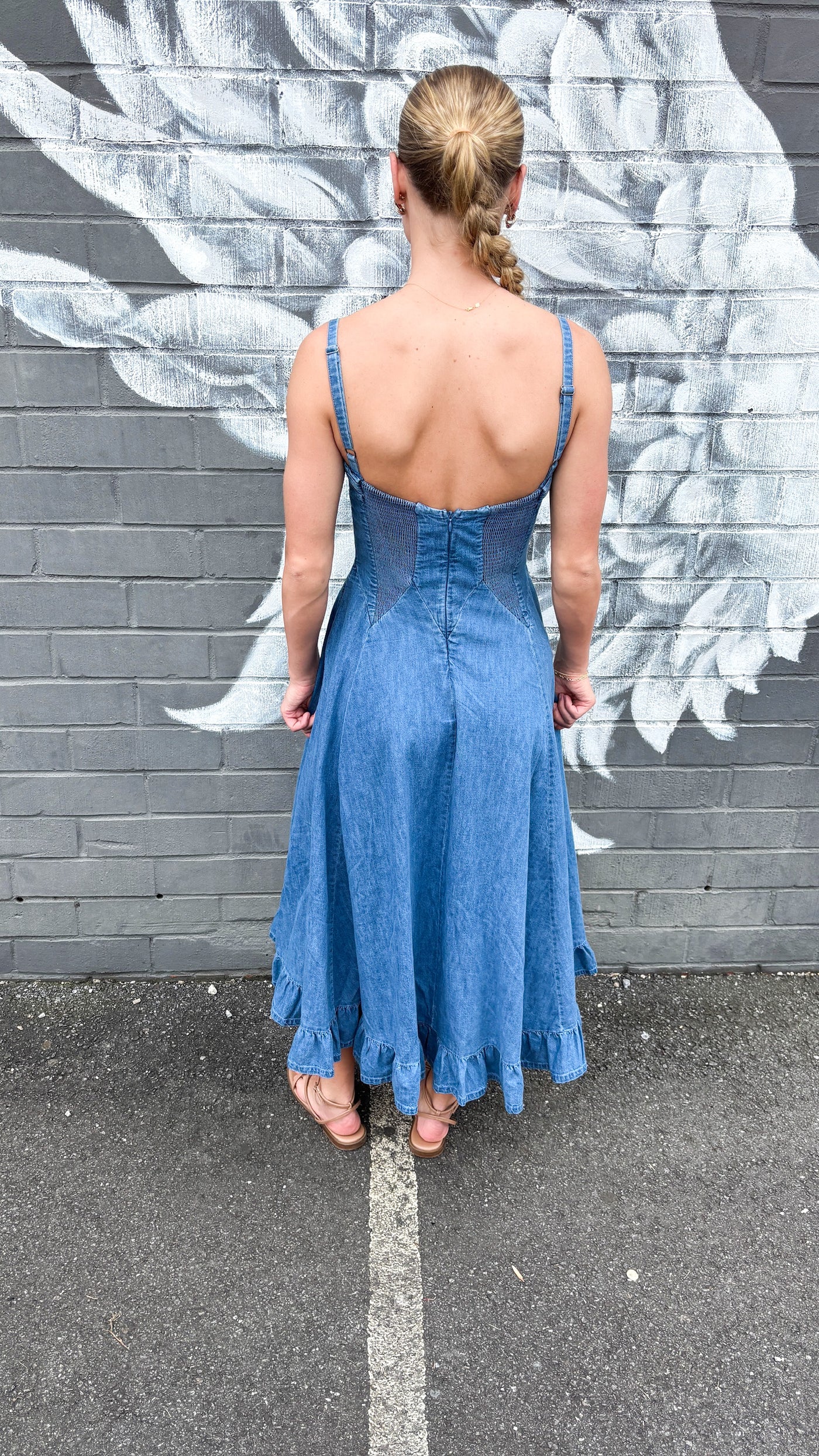 Another Season Midi Dress, Boardwalk Blue