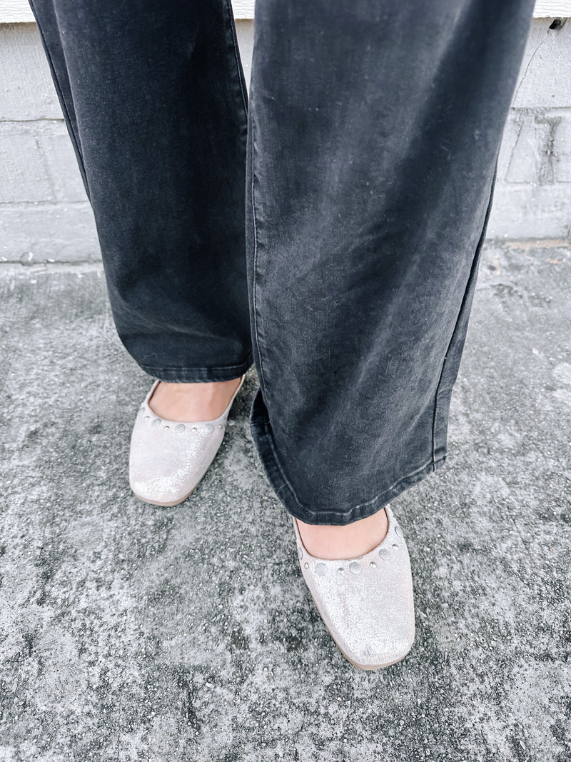 Mystic Mary Jane Flat, Champagne | Free People